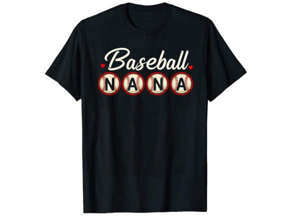Baseball Nana T-Shirt Design: A Grand Slam for Family Apparel