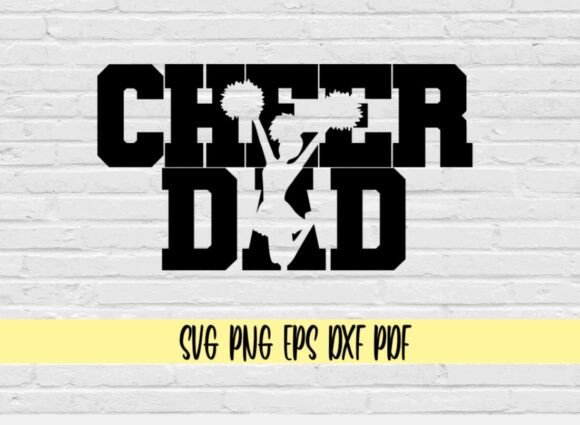 Cheer Dad: A Designer's Guide to the Cheerleader Silhouette Cutout