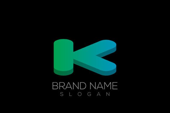 Elevate Your Brand with a 3D Letter K Vector Logo