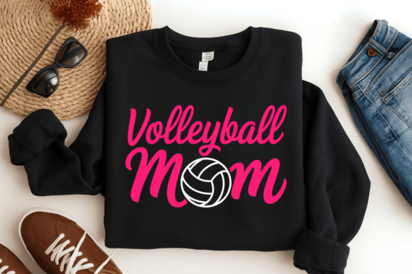 Game Day Ready: Styling with a Volleyball Mom PNG