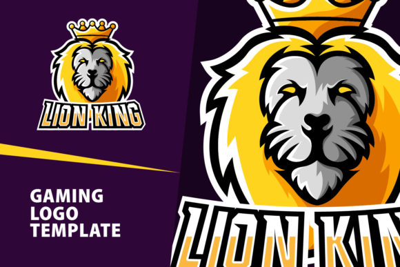 LionKing Mascot Gaming Logo Design: A Bold Brand Identity