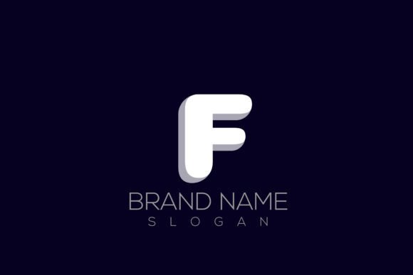 Modernizing Your Brand with 3D F Logo Vector Design