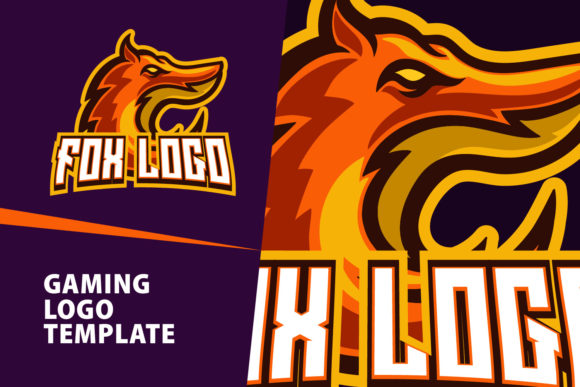 Orange Fox Mascot Gaming Logo Design: A Complete Branding Asset