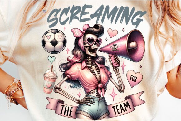 Soccer Mom PNG Screaming for the Team: A Designer's Take