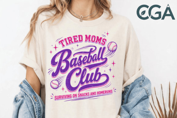 Tired Moms Baseball Club PNG: Your New Secret Weapon for Gameday Merch
